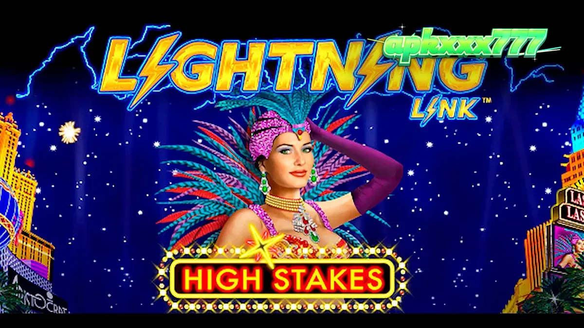 Tampilan antarmuka permainan slot Lightning Link High Stakes dengan nuansa mewah